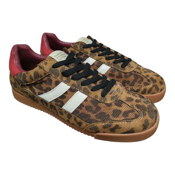 Steve Madden Shoes - Steve Madden Women's Retro-Inspired Suede Lace-Up Sneaker - Leopard